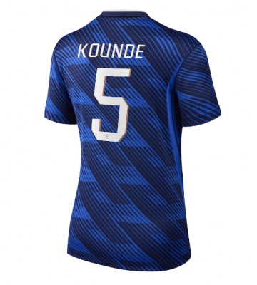 Frankrike Jules Kounde #5 Replika Hemmatröja Damer VM 2026 Kortärmad